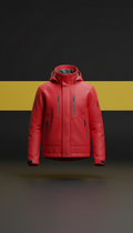 Urban Red technical statement jacket